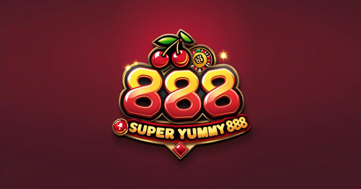 Main visual banner featuring SuperYummy888 GCash Game Hub